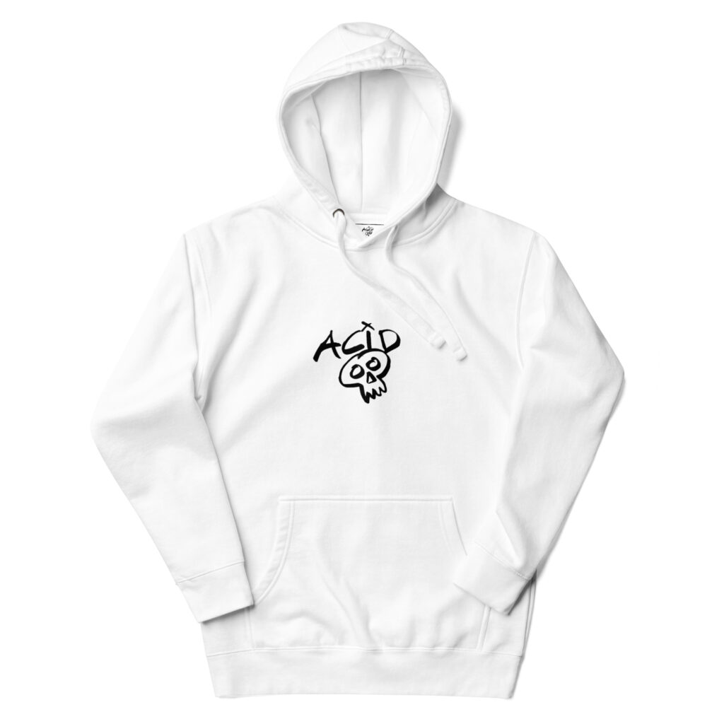 ACID CORE INLINE HOODIE WHITE