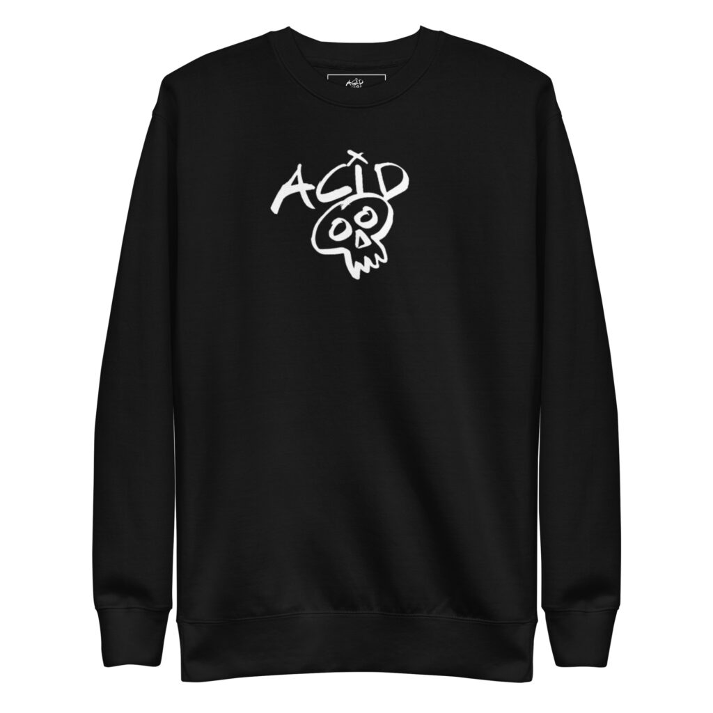 ACID CORE INLINE CREWNECK BLACK