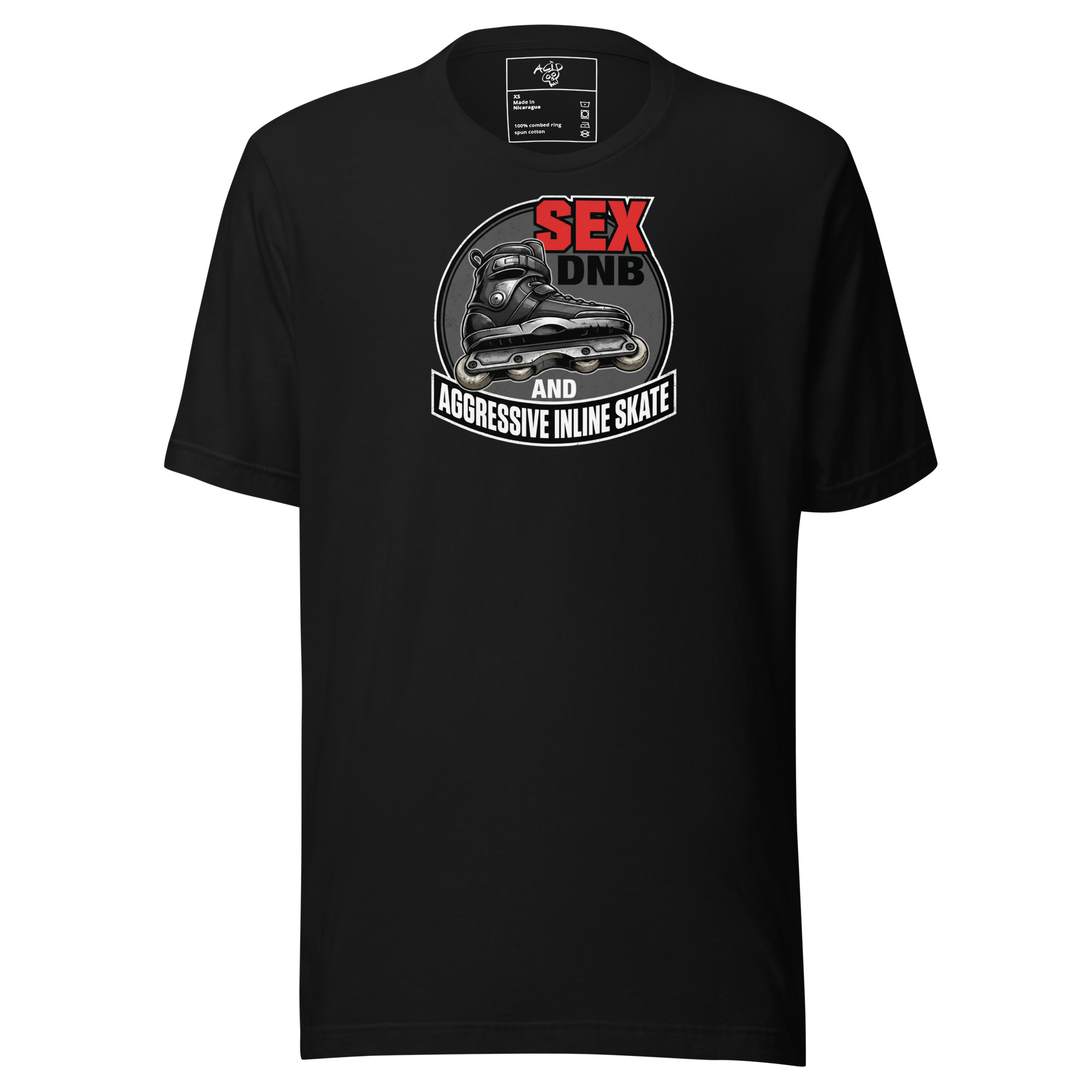 SEX, DNB AND AGGRESSIVE INLINE SKATE TEE - Imagen 2
